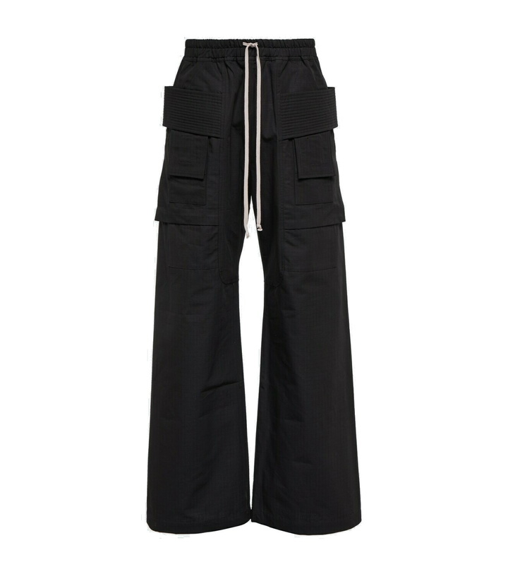 Photo: DRKSHDW by Rick Owens - Cotton cargo sweatpants