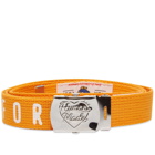 Human Made Men's Web Belt 30 in Orange