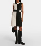 'S Max Mara Nausica cotton faille minidress