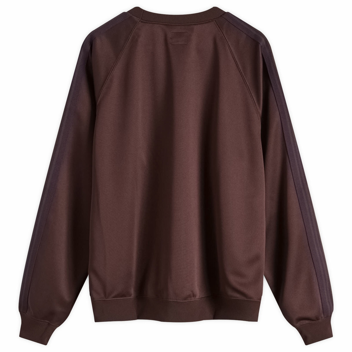 Needles Poly Smooth Sweatshirt in Dark Brown