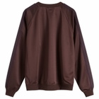Needles Poly Smooth Sweatshirt in Dark Brown