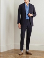 Thom Sweeney - Unstructured Linen Suit Jacket - Blue