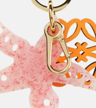 Loewe Anagram starfish leather keyring