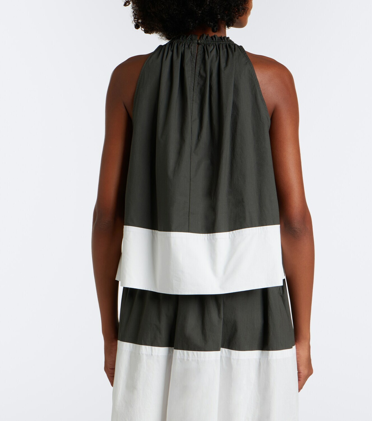 Proenza Schouler White Label Esme cotton poplin top