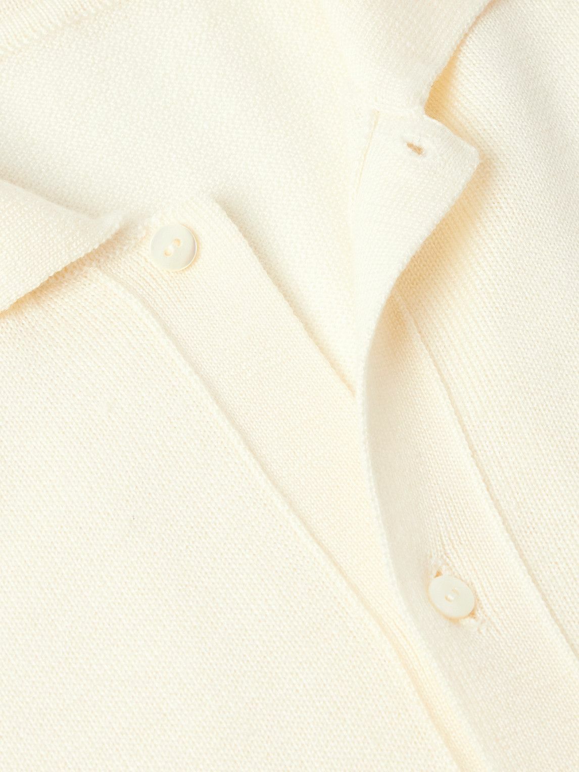 Stòffa - Wool and Silk-Blend Cardigan - Neutrals