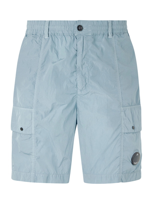 Photo: C.P. Company - Straight-Leg Nylon Cargo Shorts - Blue