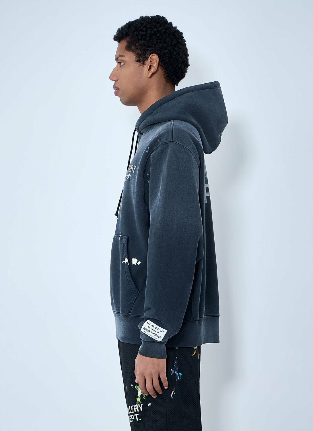 Gallery Dept. Paint Splatter Hooded Sweatshirt