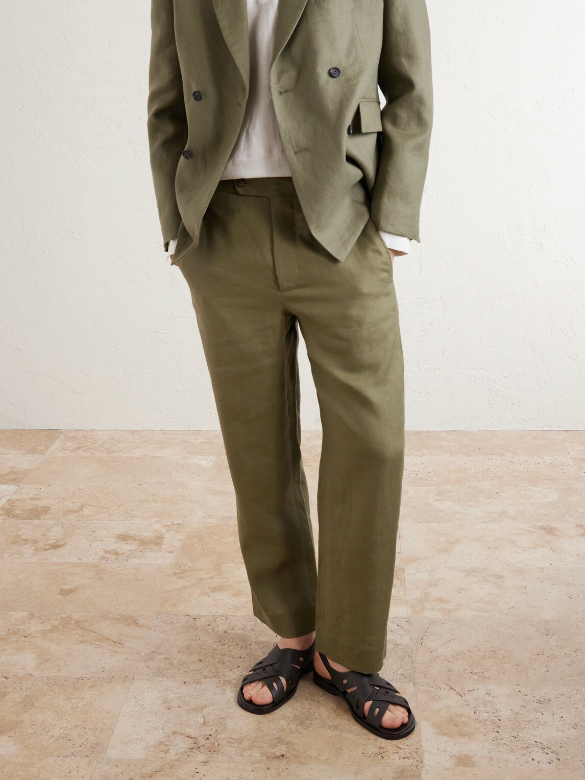 John Lobb - Seaford Full-Grain Leather Sandals - Brown