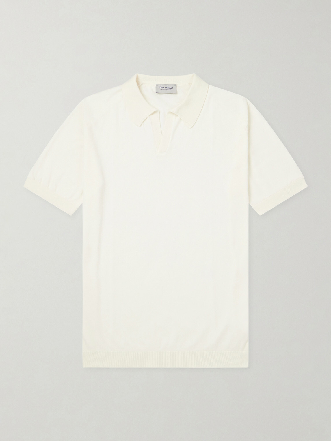 John Smedley - Noah Sea Island Cotton Polo Shirt - Neutrals