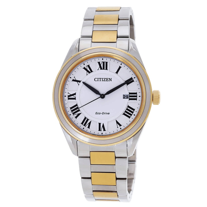 Photo: Citizen Arezzo Quartz White Dial Unisex Watch AW1694-50A