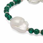 PEARL OCTOPUSS.Y Men's Bracelet - END. Exclusive in Green Stone 