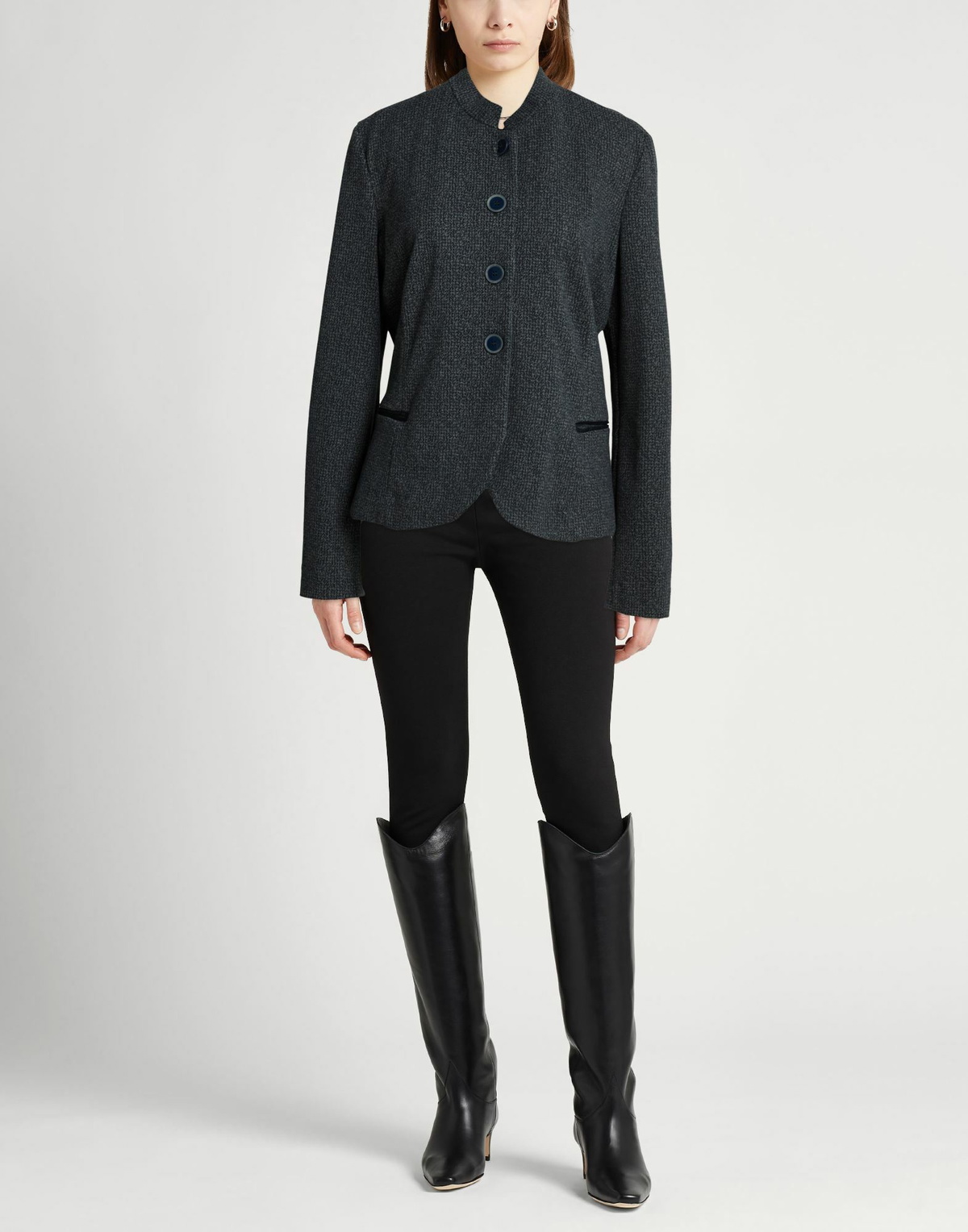 Emporio Armani Womens Jacket in Navy