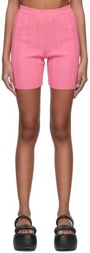 Photo: Marco Rambaldi Pink Viscose Shorts