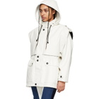 GR-Uniforma White Faux-Leather Fireman Coat