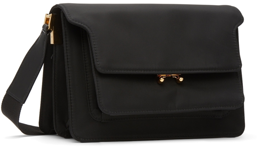 Marni Black Medium Nylon Trunk Light Bag Marni