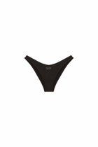 Diesel Microfibre briefs with cut-out logo - Panties Womens in Black