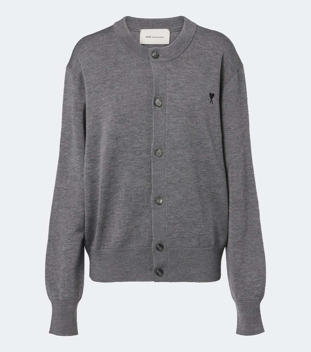 Ami Paris Ami de Cœur wool cardigan