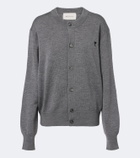 Ami Paris Ami de Cœur wool cardigan