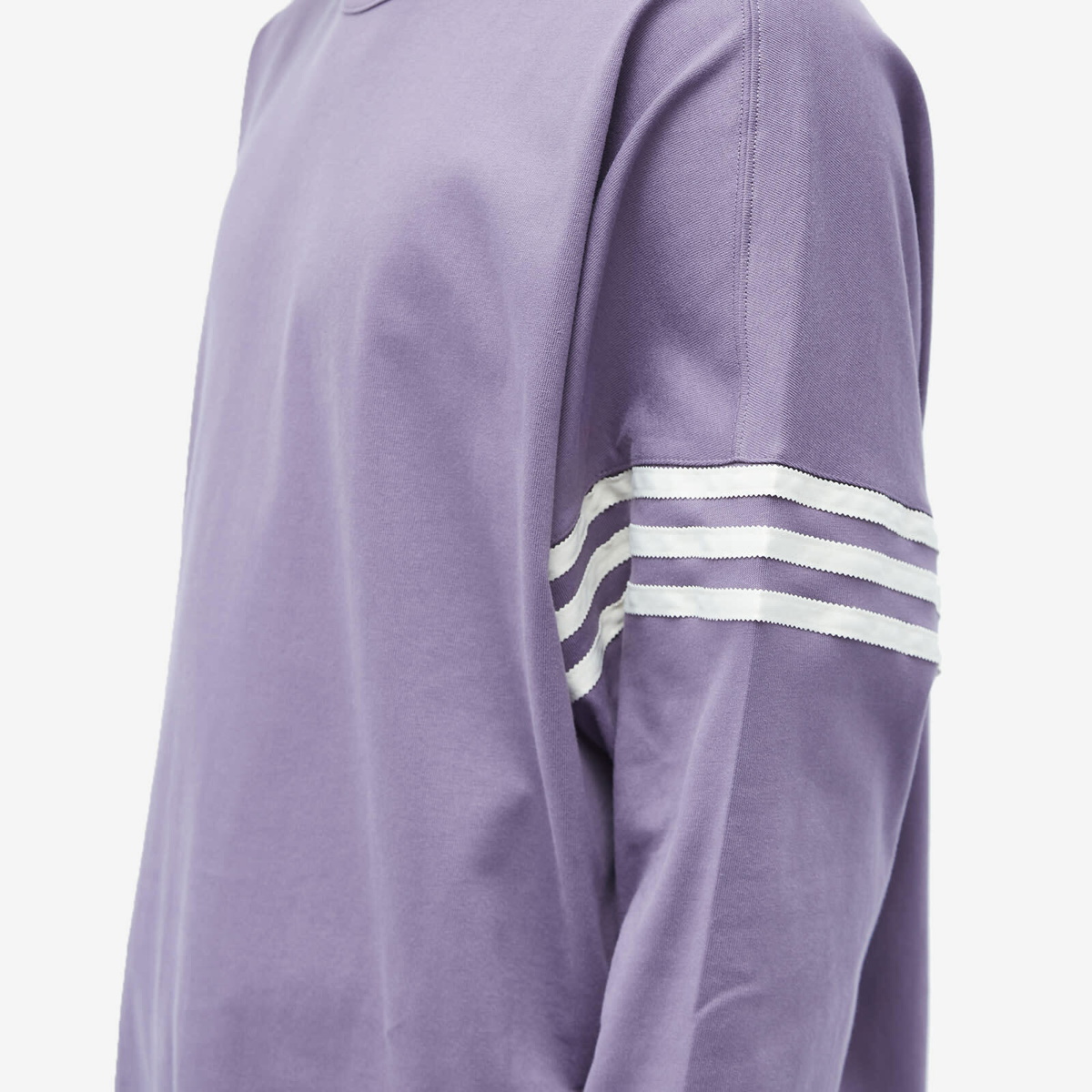 Adidas Men\'s Long Sleeve Violet T-Shirt Neuclassics Shadow adidas in