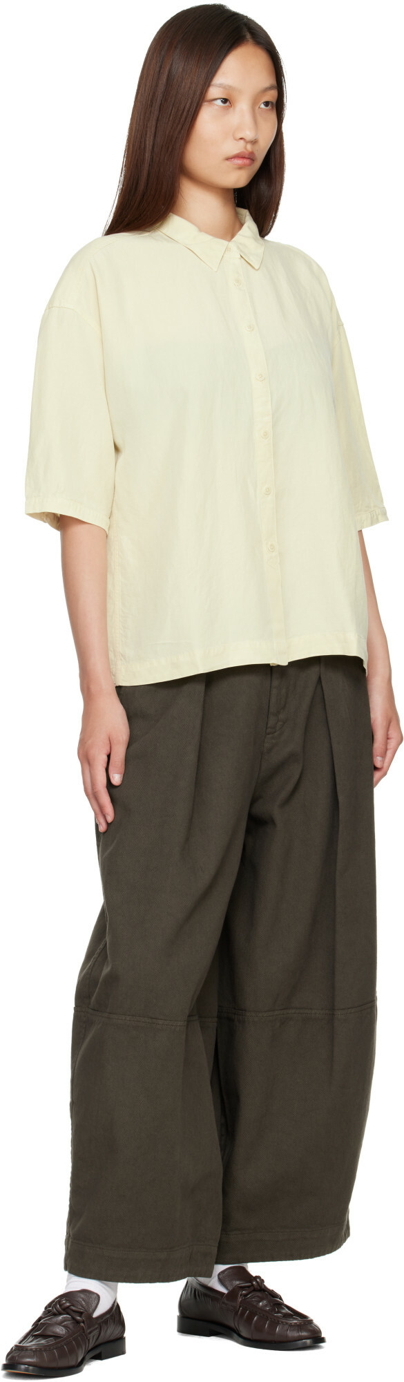 YMC Brown Deadbeat Trousers
