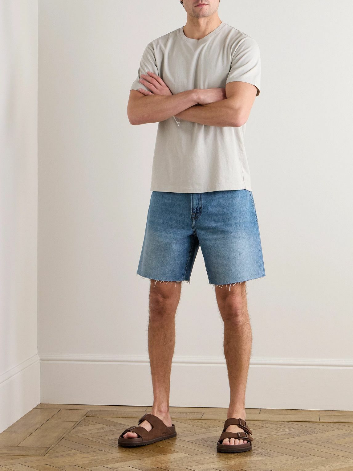 ショートパンツ Frame Blue bermuda shorts in regenerated denim Frame Le Vintage Bermuda Denim Shorts - Blue NWT Size 23 | eBay
