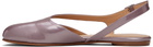 Maison Margiela Purple Tabi Slingback Sandals
