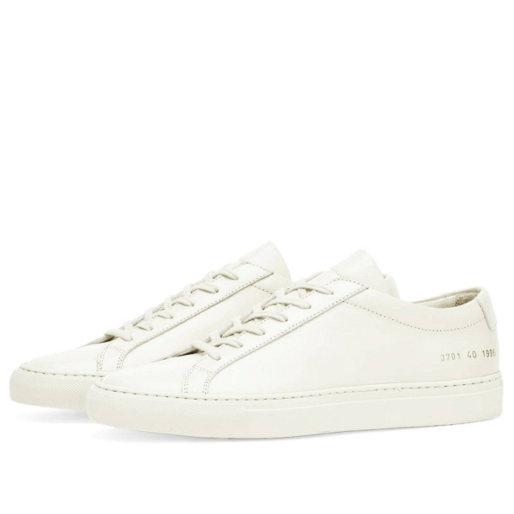 Photo: Woman by Common Projects Women's Original Achilles Low Sneakers in Tofu