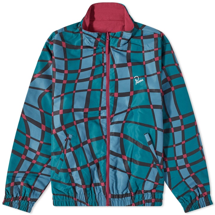 Photo: By Parra Men's Squared Waves Track Top in Multi