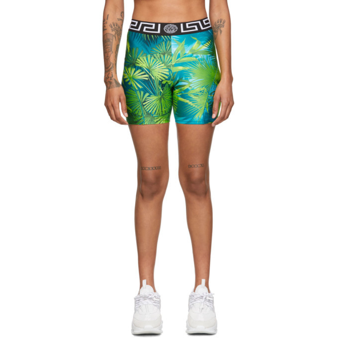 Photo: Versace Underwear Green Jungle Shorts