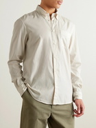 Altea - Ivy Button-Down Washed Lyocell and Cotton-Blend Twill Shirt - White