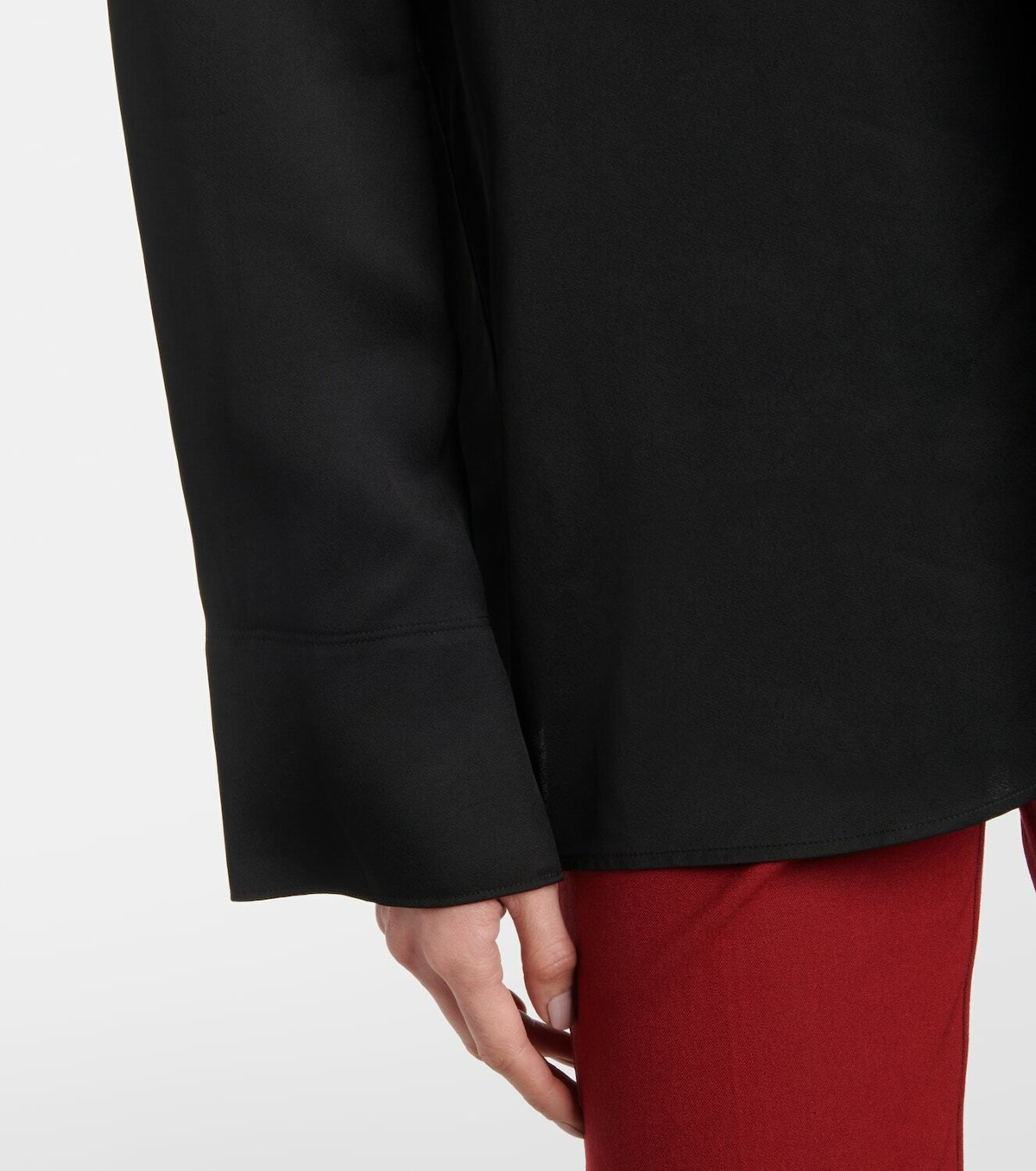 Joseph Scarf-detail silk blouse