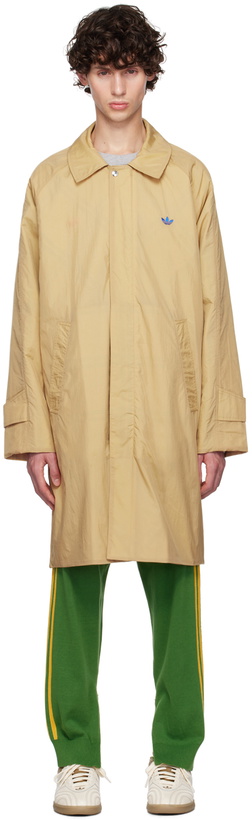 Photo: Wales Bonner Beige adidas Originals Edition Embroidered Logo Reversible Coat