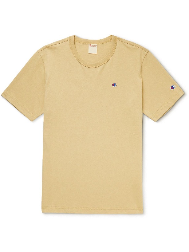 Photo: Champion - Cotton-Jersey T-Shirt - Brown