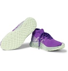 adidas Consortium - Pharrell Williams 4D Runner Embroidered Primeknit Sneakers - Purple