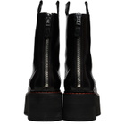 R13 Black Double Stack Boots