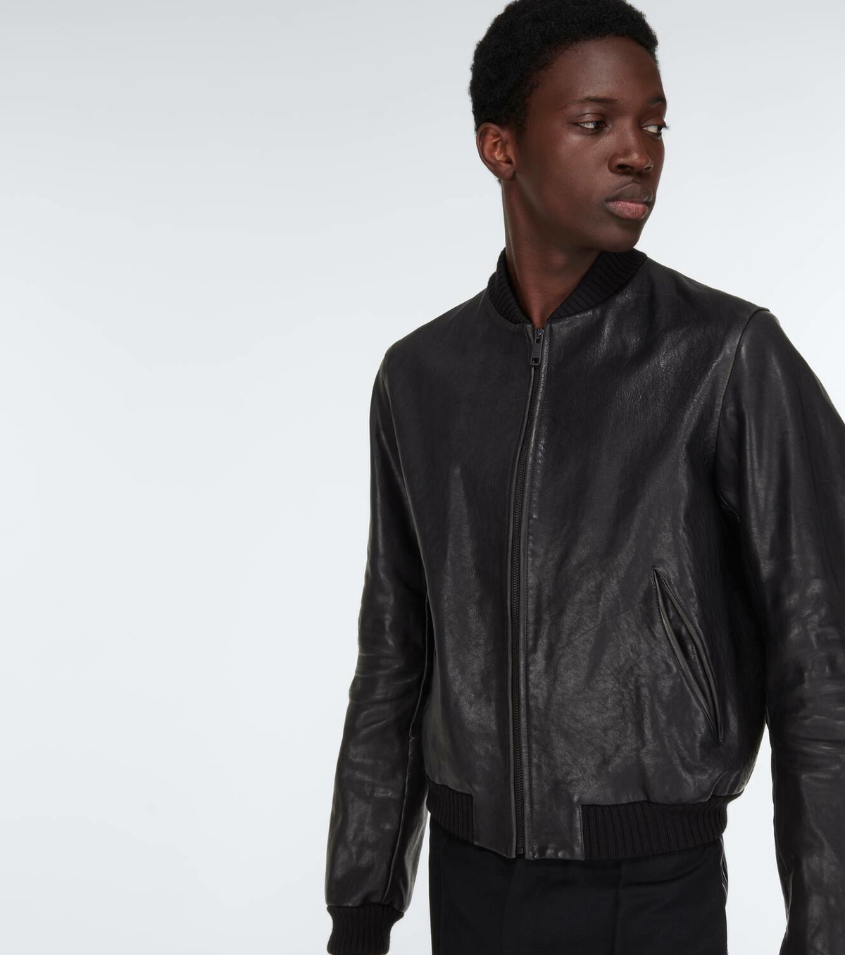 Prada Bomber leather jacket