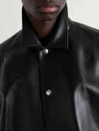 Jil Sander - Leather Jacket - Black