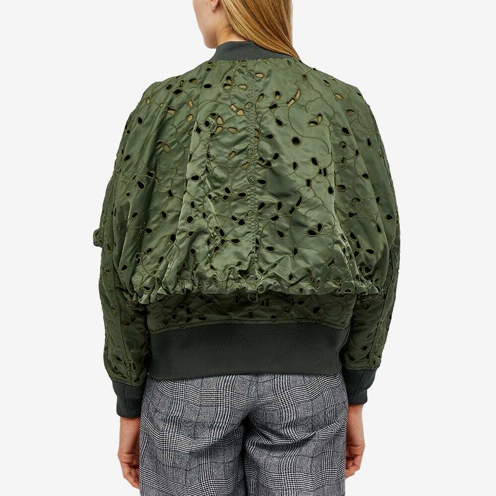 Womens top khaki bomber