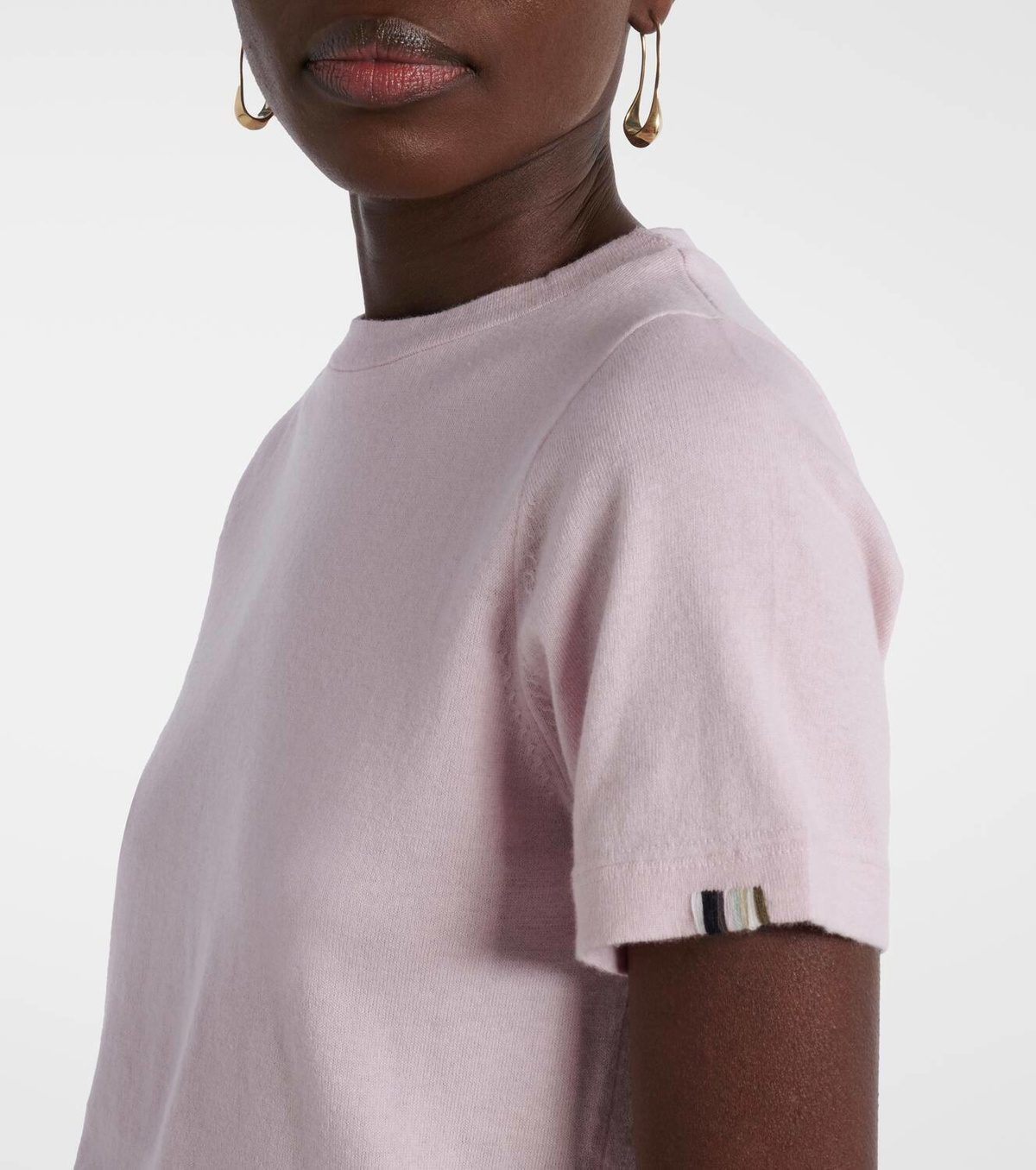 Extreme Cashmere N°267 Tina cotton and cashmere T-shirt extreme 