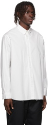 C2H4 White Raw Edge Shirt