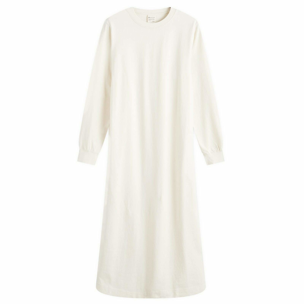 Snow Peak Women's Recycled Cotton Midi Dress in Ecru