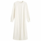 Snow Peak Women's Recycled Cotton Midi Dress in Ecru
