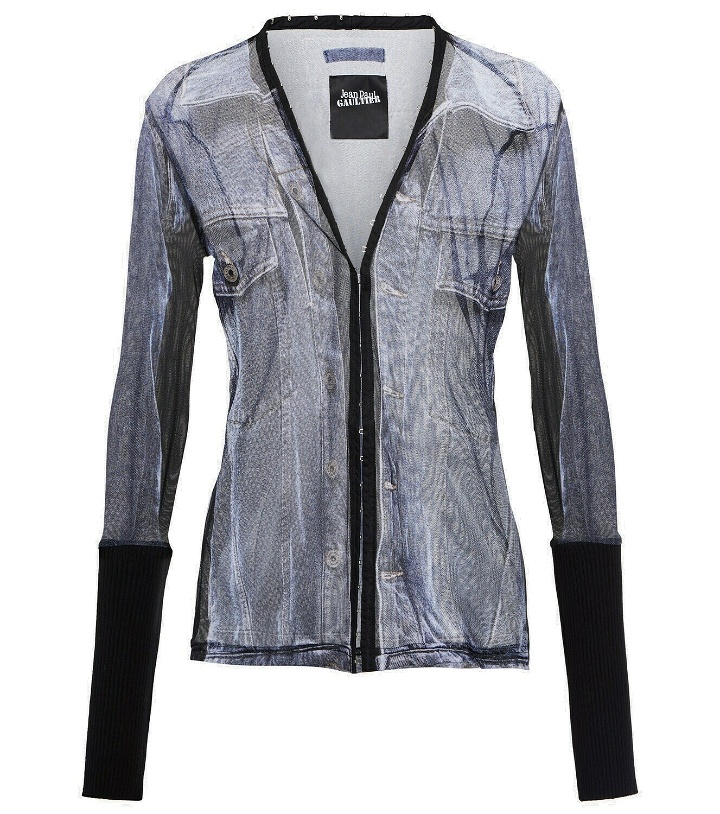 Photo: Y/Project x Jean Paul Gaultier printed shirt