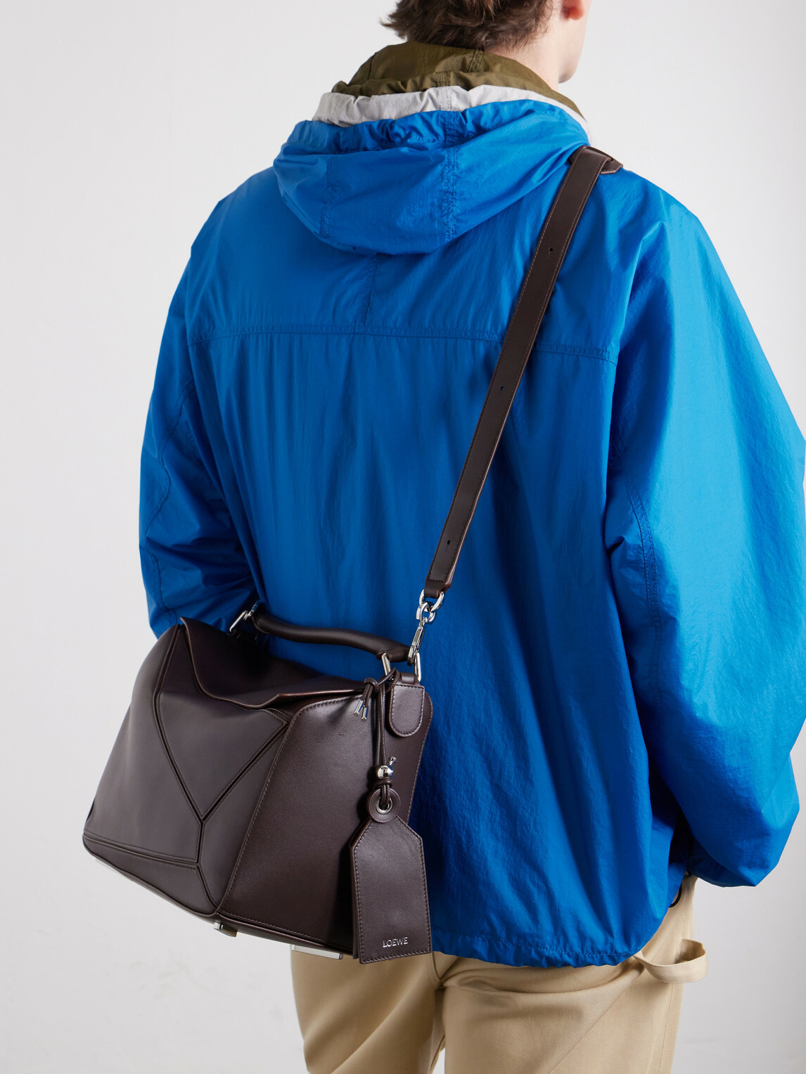 LOEWE - Puzzle Featherlight Large Leather Messenger Bag