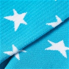 ERL Unisex Terry Stars Sock in Blue