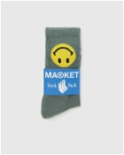 Market Smiley Upside Down Socks Green - Mens - Socks
