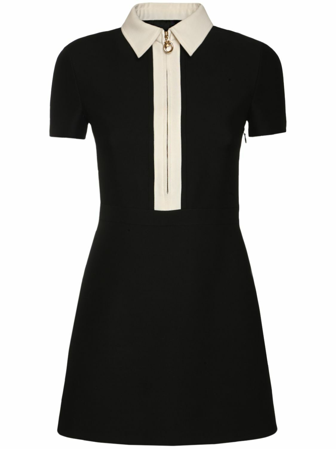 valentino wool & silk crpe couture mini dress Valentino Wool And Silk Dress 42