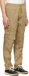 Rhude Tan Cotton Cargo Pants