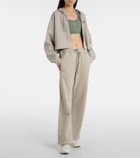 Adidas by Stella McCartney Cotton jersey sweatpants