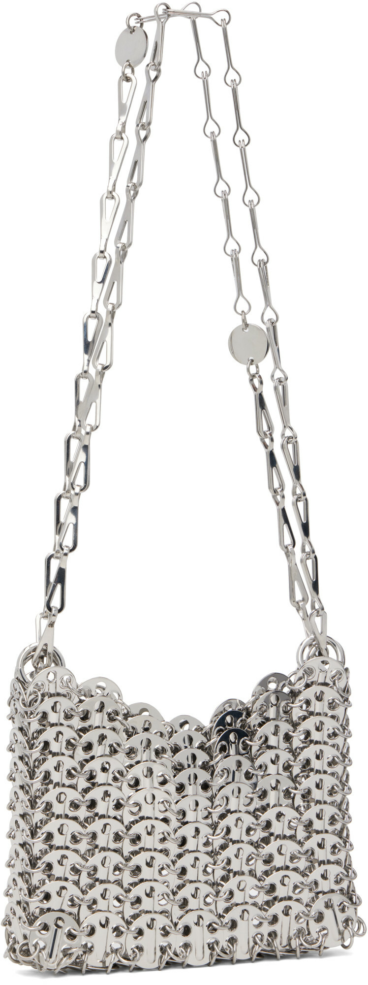 Rabanne Silver 1969 Nano Bag